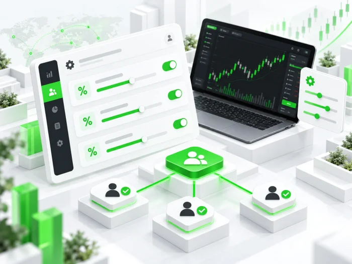 Партнёрская программа брокера в админ-панели Bintech